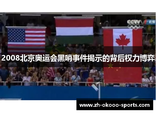 2008北京奥运会黑哨事件揭示的背后权力博弈 2008北京奥运会黑哨事件揭示的背后权力博弈